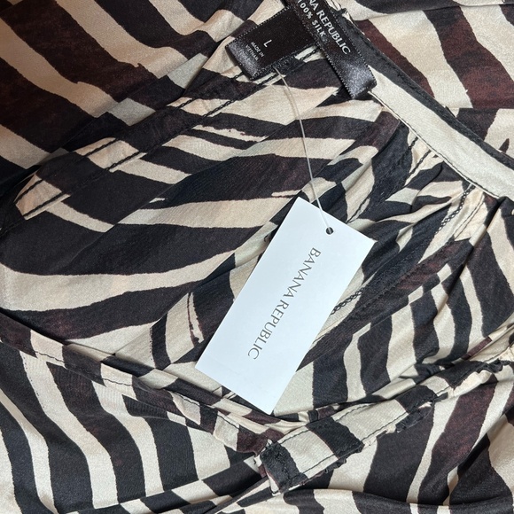 NEW! Banana Republic Silk Dress Size Large - Picture 7 of 7